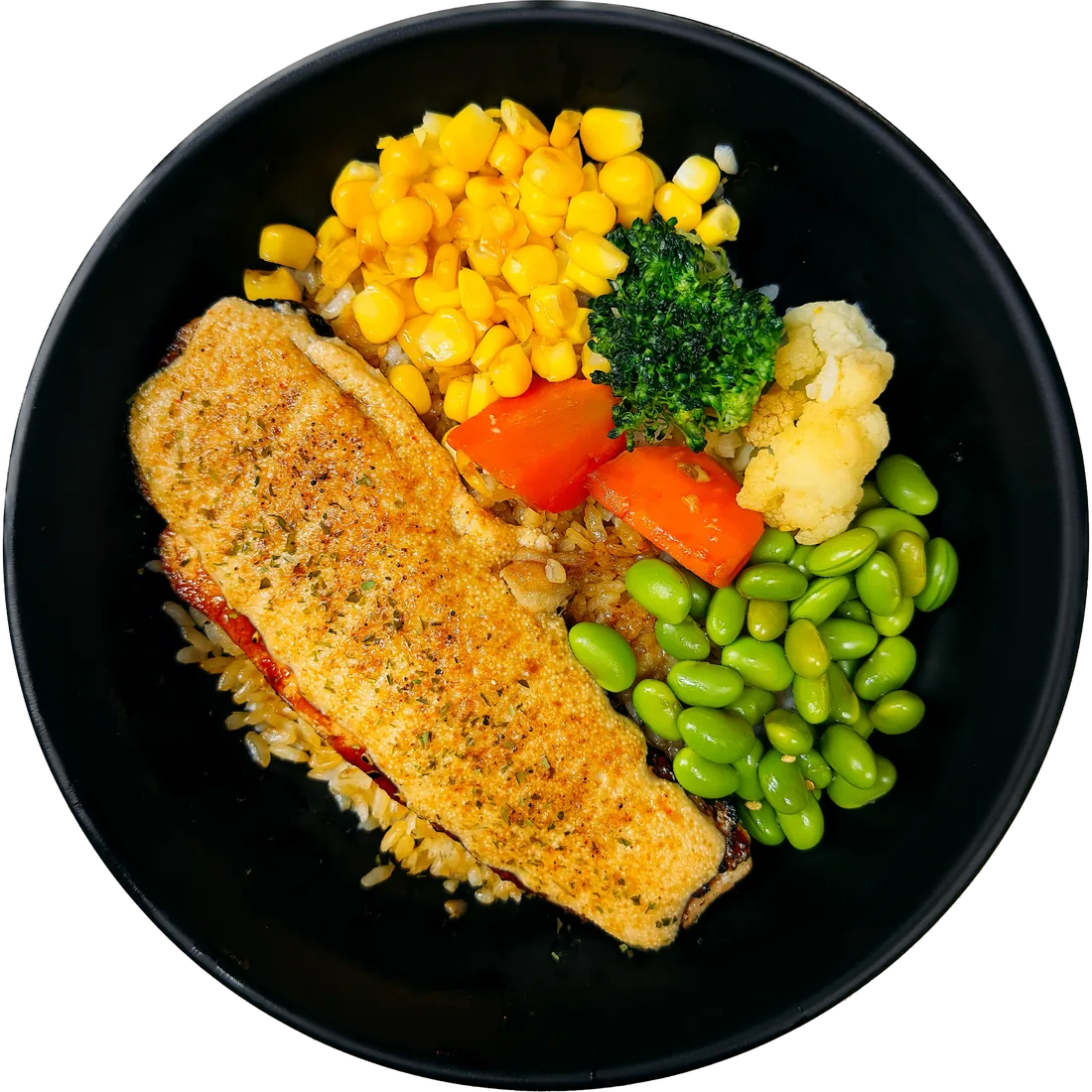 Salmon mentai don